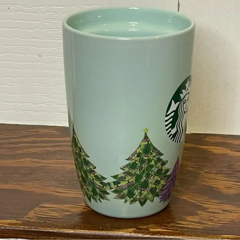 Starbucks 2020 Winter Coffee Mug Cup 12 FL OZ Mint Color